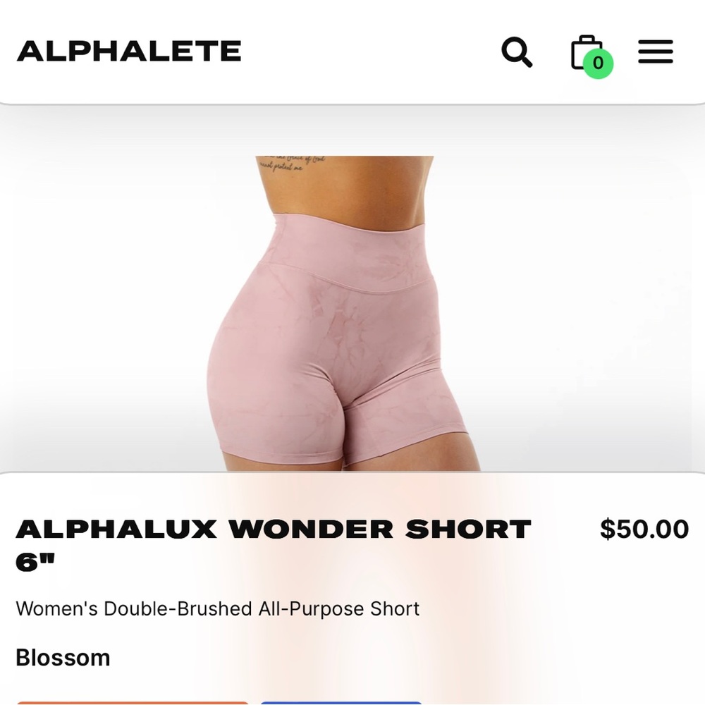 Alphalux wonder 6” shorts